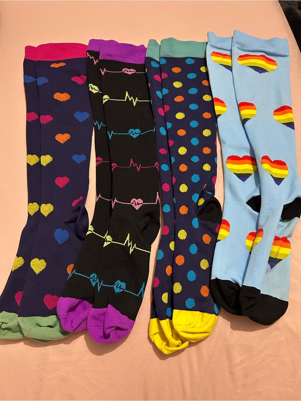Compression Socks Four Pairs
